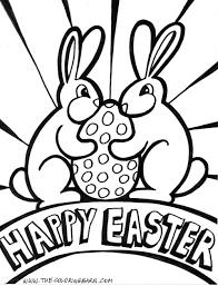 Decorate the eggs using crayola® crayons, colored pencils, or markers. Transmissionpress 2 Rabbit Say Happy Easter Coloring Pages Coloring Home