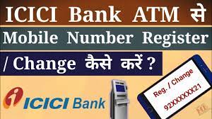 In order to update or link your pan card details in icici bank account by phone, you need to follow the steps given below. How To Register Change Mobile Number In Icici Bank Account Through Atm Machine Explain Me Banking Youtube