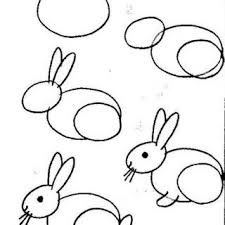 Yuvarlak Ile Nasil Tavsan Resmi Cizilir Cizim Egitimleri Drawing Lessons Hayvan Cizimi