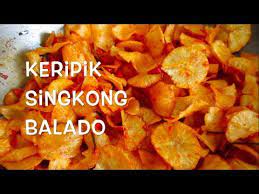 Tips pertama, pengirisan singkong haruslah sangat tipis. Keripik Singkong Balado Spicy Cassava Chips Ii Cook Like Kayka Youtube