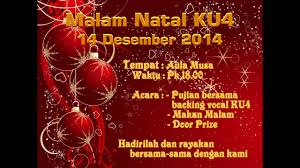 Tombol download undangan natal 2020 format microsoft word di bawah ini Undangan Malam Natal Ku4 Gka Gloria Youtube