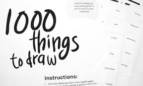 1000 Things To Draw Fun And Creative Drawing Prompts For Artists Check out an updated version of this list by clicking.