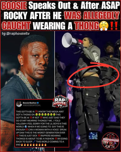 Boosie speaks on A$AP Rocky's viral pic of his latest outfit😬👀