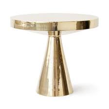 Hans Pedestal Table By Jonathan Adler 17 Dia X 14 H Pedestal Side Table Pedestal Table Side Table