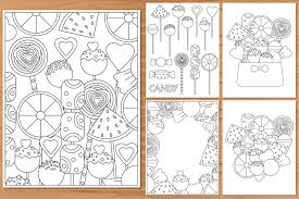 Simple candy crush coloring page to download for free. 5 Candy Coloring Pages Sweets Coloring Candies Pages 1104822 Coloring Pages Design Bundles