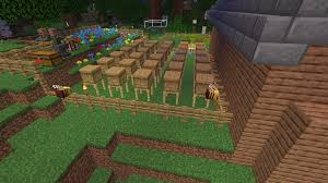 The technique is typically used to get blocks, food, experience and other desired items. I Was Disappointed To Find Out That Bees Get Stuck To Fences So My Bee Farm Didn T Work That Well Minecraft