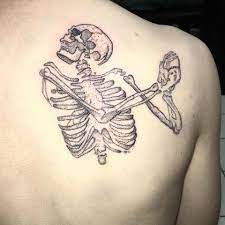 A praying hand tattoo depicted with several contrasting colors may give it a lifelike impression. 12th Dynasty Tattoo Studio Loved Doing This Hannibal Praying Skeleton For Dropdeadhannah Hannibal Skeleton Barbersdts Flash Dotworktattoo Onlythedarkest Blackwork Tattoo Tattoos 12thdynastytattoostudio Swindontattoo Darktattoos