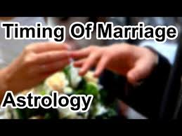 Timing Of Marriage In Astrology Horoscope Secrets Youtube