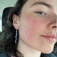 Forget Me Not Earrings, Beaded Flower Chain Earrings, Daisy Earrings,  Floral Earrings, Flower Botanical, Boho Jewellery,secret Santa Gift