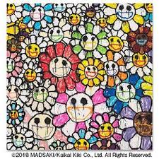 I'm joined here by two of my students to create a sculpture made from recyclables inspired by. Madsaki Homage To Takashi Murakami Flower 2018 Mutualart