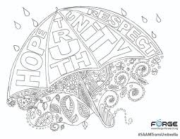 Unicorn printable coloring page pdf. Saam Trans Umbrella Coloring Page Forge