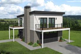 House Plan 940 00253 Modern Plan 793 Square Feet 1 Bedroom 1 Bathroom In 2020 Carriage House Plans Modern House Plans House Plans