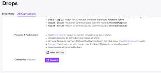 Take on new trials and challenges, live your adventurous pirate life and earn renown to unlock new rewards including. Twitch Drops Sea Of Thieves