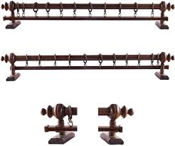 Kurulama işleminin ardından stor perdenin borusuna oklava hareketi ile perdeyi sarın. Ceviz Ahsap Rustik Perde Askisi Rayli Rustik Borusu Perdejim Com