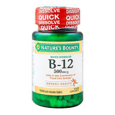 This information is meant to supplement, not replace advice from your doctor or healthcare provider and is not meant to cover all possible uses. Buy Nature S Bounty B 12 500mg 100 Tablets Vitamin Supplement Online At Special Price In Pakistan Naheed Pk