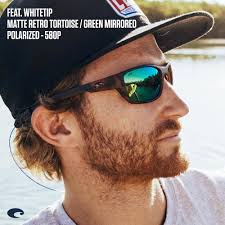 Costa Del Mar SUNGLASSES Costa Del Mar Whitetip 580G Whitetip, Matte Gray  Blue Mirror, Blue Mirror : Amazon.ca: Clothing, Shoes & Accessories