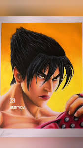 I just finished my Jin Kazama drawing and I thought I might share this to  the right people., Hope you like it 💯💯💯