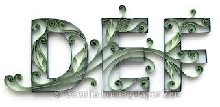 If you haven't checked out the work of yulia brodskaya, which i first saw on cake wrecks, click this link now. Welcome To Paper Zen Cecelia Louie Quilling Letters Tutorial Def How To Quill A Name Or Word