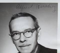 Alfred Day Hersey Nobel Prize Medicine 1962 Signed Photograph