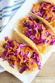Maybe you would like to learn more about one of these? Fish Tacos With Red Cabbage Slaw Real Housemoms
