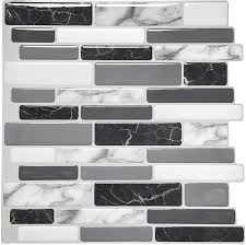 You're finally going to remodel your kitchen, and the final piece you need to pull the whole look together is some trendy backsplash tile. Amazon Com Art3d Peel And Stick Wall Tile For Kitchen Backsplash 12 X12 10 Tiles Home Kitchen