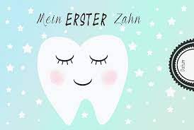 Obwohl das durchschnittsalter für den ersten säuglingszahn 6 monate beträgt, bekommen manche säuglinge ihren ersten zahn erst im alter von 14 oder 15 monaten. Mein Erster Zahn Meilensteinkarte A6 Meilensteinkarten Zahne Babyschale