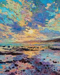 The Erin Hanson Gallery On Instagram Loose Brush Strokes And Vivid Color Capture This Ocea Abstract Art Painting Fine Art Painting Contemporary Impressionism