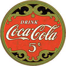 And the company isn't the only one. Amazon Com Desperate Enterprises Drink Coca Cola 5 Cents Round Tin Sign 11 75 Diameter Home Kitchen