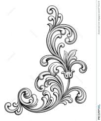 Victorian tattoo designs tattoo designs for i want a. Vintage Baroque Victorian Frame Border Monogram Floral Ornament Scroll Engraved Retro Pattern Tattoo Calligraphic Illustration 67144419 Megapixl