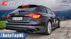 New Audi Rs4 B9 Avant Quattro 2 9 Tfsi Exhaust Sound Drive By Autot Exhaust Sounds Audi Audi Rs4