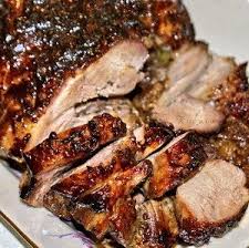 рулька свиная запеченная в духовке в рукаве рецепт с фото Foto K Receptu Svinaya Rulka Zapechennaya S Sousom Barbekyu Eda Kulinariya Vkusnaya Eda