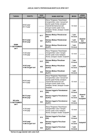 Koleksi soalan didik berita harian upsr tahun 2017 (bahasa melayu, bahasa inggeris, matematik, sains). 2017å¹´å°å…­æ£€å®šè€ƒè¯• Upsr å®Œæ•´è€ƒè¯•æ—¶é—´è¡¨ Sharetisfy