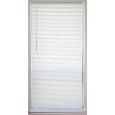 Mini blinds provide security,the 23 in. White Cordless 1 In Vinyl Mini Blind 23 In W X 64 In L 201504001 The Home Depot