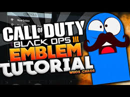 Its locked for me and i need help please reply it message me on xbox g: Bo3 Emblems Tutorial 11 2021