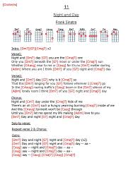 11 Night And Day Cole Porter Easy Ukulele Songs Ukulele Songs Songs