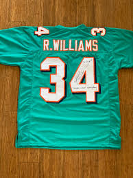 Nike men's miami dolphins tua tagovailoa alternate game jersey. Personalized Miami Dolphins Jersey Xl Ricky Williams