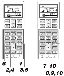 Remote control symbols look different from these? An Easy Guide To Using Your Air Conditioner Timers Mitsubishi Heavy