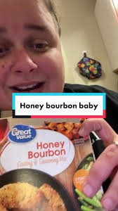 Its like shake and bake! #honeybourbon #walmart #lowcalorie