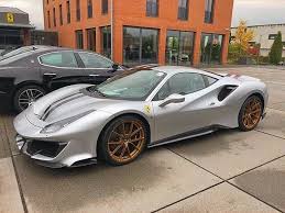 Ferrari 488 Pista Ferrari Ferrari 488 Gold Wheels