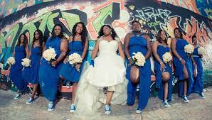 (ben white) 4.5 out of 5 stars 60. Our Royal Blue And White Wedding Bridal Party Graffiti Alley Baltimore African American Hip Hop Weddings Black Bridal Parties Black Bridal Blue Bridesmaids