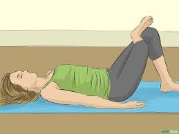 3 Ways To Do Reclining Pigeon Eye Of The Needle Pose Wikihow Pigeon Pose Pigeon Eyes Poses