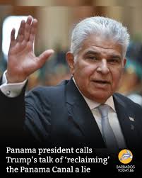 SOURCE: PANAMA CITY (AP) — Panama President José Raúl Mulino