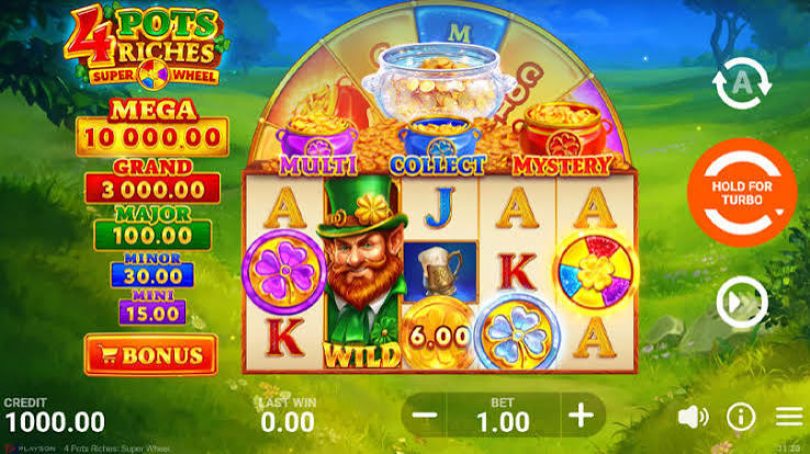 4 Pots Riches: Super Wheel Slot Review | Playson
