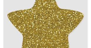 Stylish Glitter Gold Star Sticker Zazzle Com Gold Star Stickers Gold Stars Star Stickers