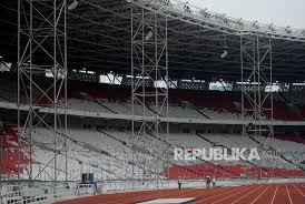 Tahan, enggak dimakan rayap, ujar djarot. Renovation Of Gbk Main Stadium For Asian Games On Schedule Republika Online