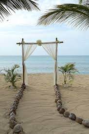 Gold Champagne Glam Beach Destination Vow Renewal In Antigua Sonia Chris Simple Beach Wedding Destin Beach Beach Theme Wedding