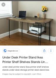Under Desk Ikea Printer Stand Homeofficefurnitureideascreative Printer Stand Ikea Printer Stand Ikea Desk