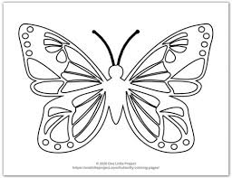With this page with butterfly coloring pages you get free sheets with butterfly drawings that you can color just the way you want to. Butterfly Coloring Pages Free Printable Butterflies One Little Project