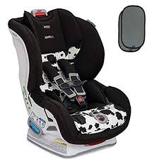 Britax Usa Marathon Clicktight Convertible Car Seat With Sunshade Cowmooflage Review Car Seats Convertible Car Seat Baby Car Seats