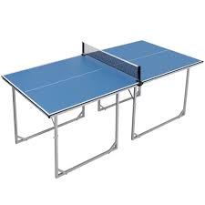 Shopping for outdoor ping pong tables can be hard. Indoor Outdoor Table Tennis Table W Net Foldable Ping Pong Table Great For Small Spaces And Apartments In Blue And Gray Walmart Com Walmart Com